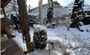 Terrasse im Winter