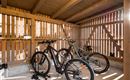 Unterstellplatz für E-Bikes mit Strom