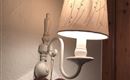 Wandlampe im Einzelzimmer