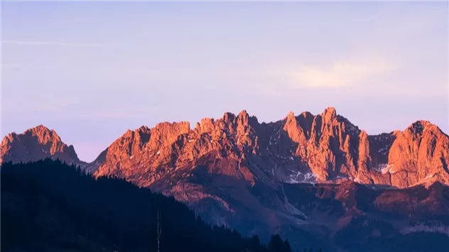 wilder kaiser herrbstsonne