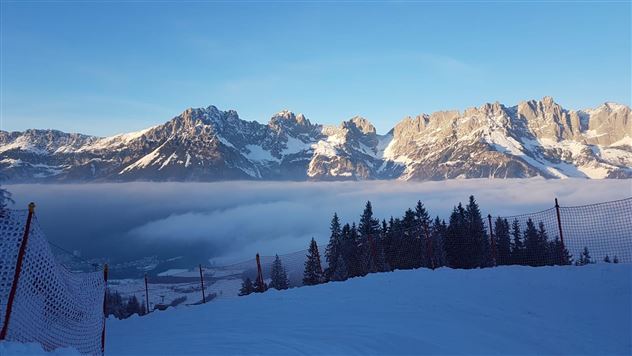 Wilder Kaiser Wolkendecke