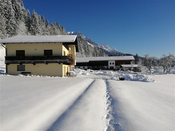 Winter ums Ferienhaus