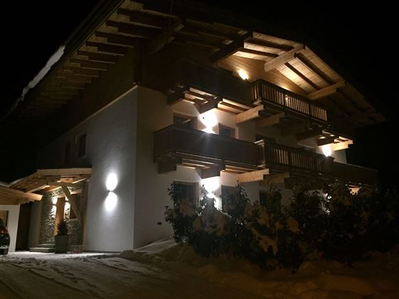 Winterfoto bei Nacht
