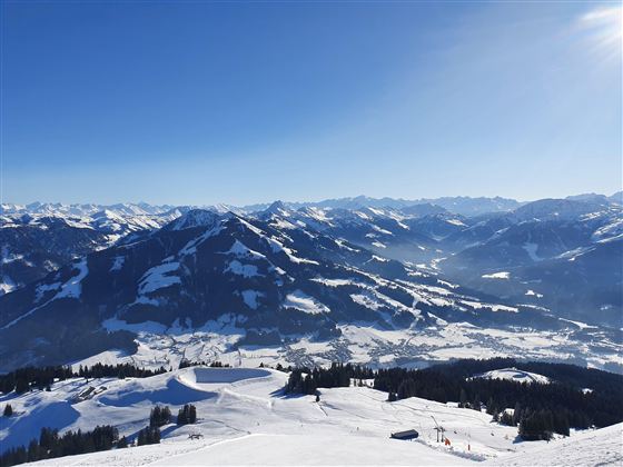 Eine beeindruckende Berglandschaft von der Hohen Salve.
