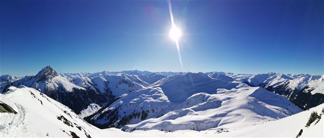 Winterlandschaft Region Kitzbühler Alpen