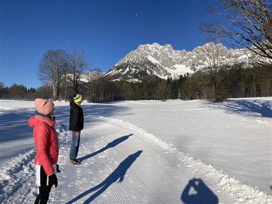 Winterwandern in Going am Wilden Kaiser