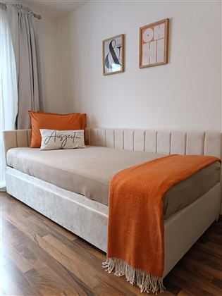 Wohnküche Schlafcouch, Villa Greyhorn